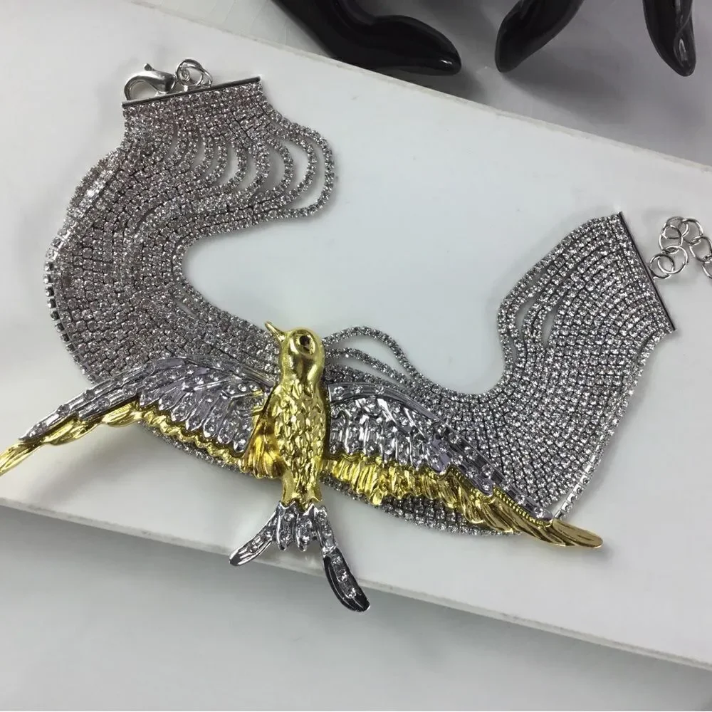 Zara Swan Choker Necklace - Picture 2 of 16